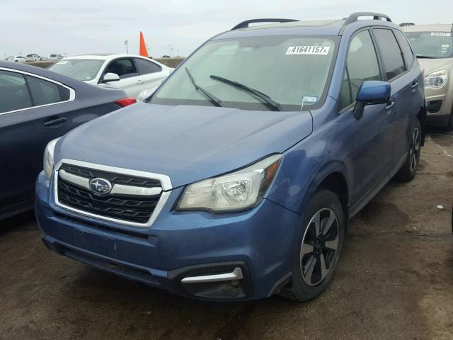 JF2SJAEC5HH403193 - 2017 SUBARU FORESTER 2 BLUE photo 2