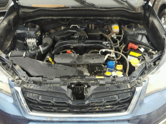 JF2SJAEC5HH403193 - 2017 SUBARU FORESTER 2 BLUE photo 7