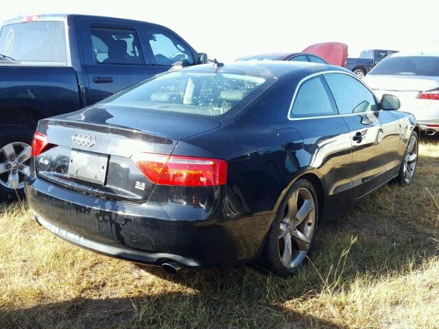 WAUDK78T09A026265 - 2009 AUDI A5 BLACK photo 4