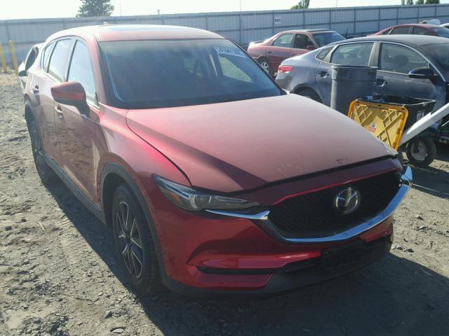 JM3KFBDM1J0318279 - 2018 MAZDA CX-5 GRAND RED photo 1