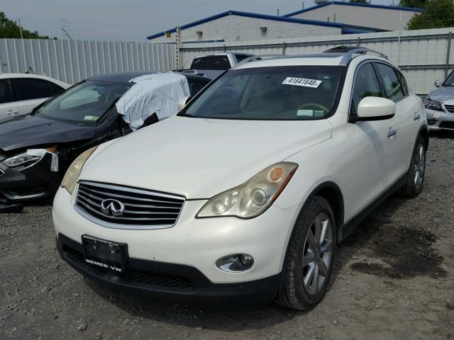 JNKAJ09F48M358522 - 2008 INFINITI EX35 BASE WHITE photo 2