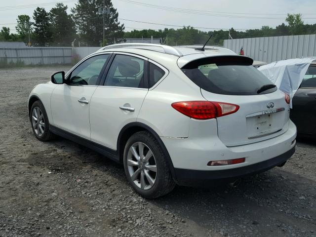 JNKAJ09F48M358522 - 2008 INFINITI EX35 BASE WHITE photo 3