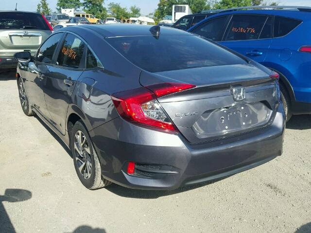 19XFC2F71HE069235 - 2017 HONDA CIVIC EX GRAY photo 3