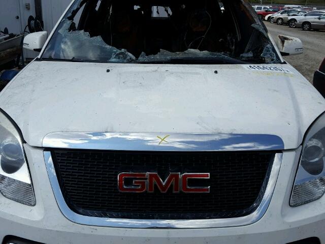 1GKEV23728J250006 - 2008 GMC ACADIA WHITE photo 7