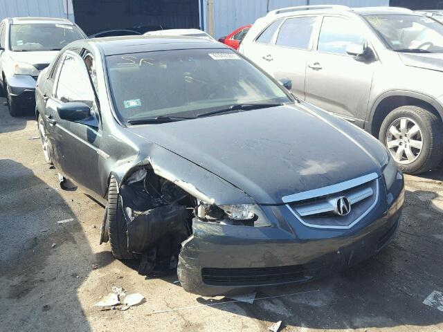 19UUA66265A064735 - 2005 ACURA TL GREEN photo 1