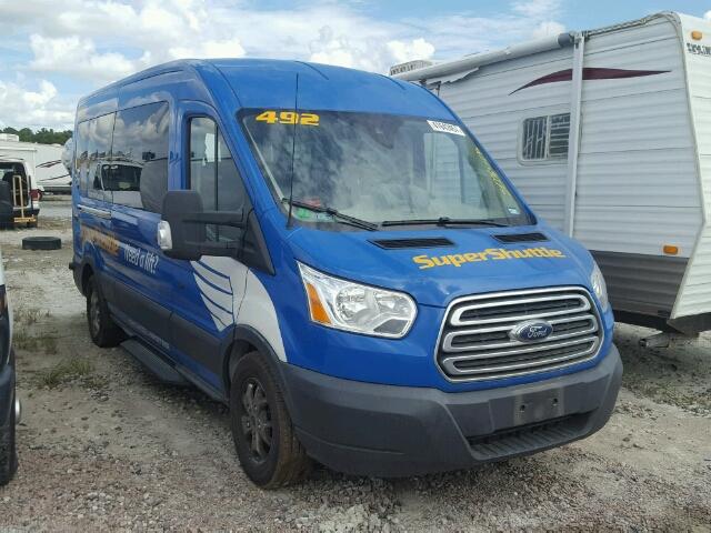 1FBZX2CG1FKB25579 - 2015 FORD TRANSIT T- BLUE photo 1