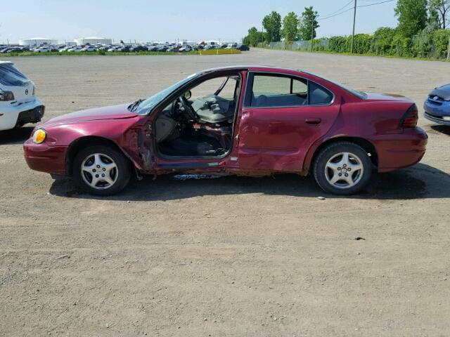 1G2NE52E65M222219 - 2005 PONTIAC GRAND AM S Bordo foto 9