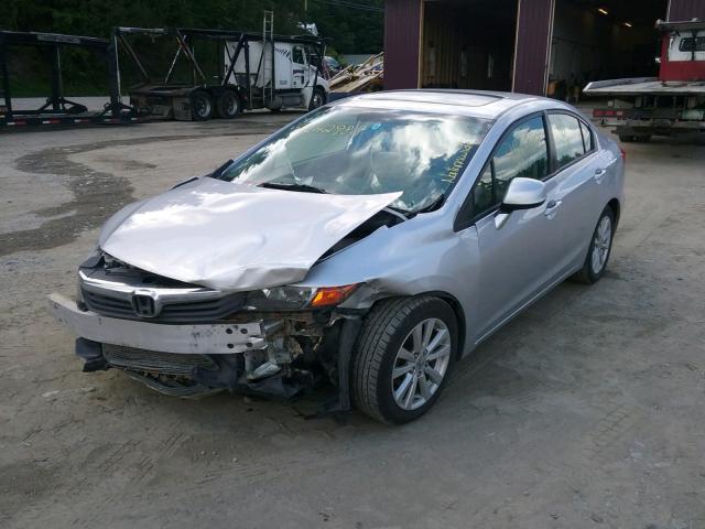 19XFB2F93CE364673 - 2012 HONDA CIVIC EXL 银色 照片 2