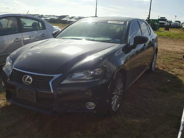JTHBE1BL5D5023806 - 2013 LEXUS GS BLACK photo 2