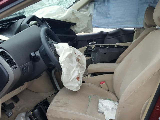 JTDKB20U657043077 - 2005 TOYOTA PRIUS 勃艮第红 照片 5