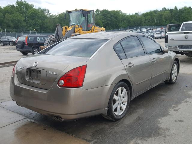 1N4BA41E04C921670 - 2004 NISSAN MAXIMA SE TAN photo 4