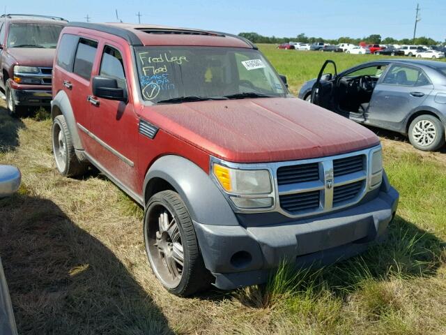 1D8GU28K87W597816 - 2007 DODGE NITRO RED photo 1