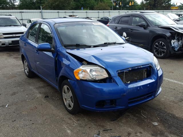 KL1TD5DE6AB103263 - 2010 CHEVROLET AVEO LS BLUE photo 1