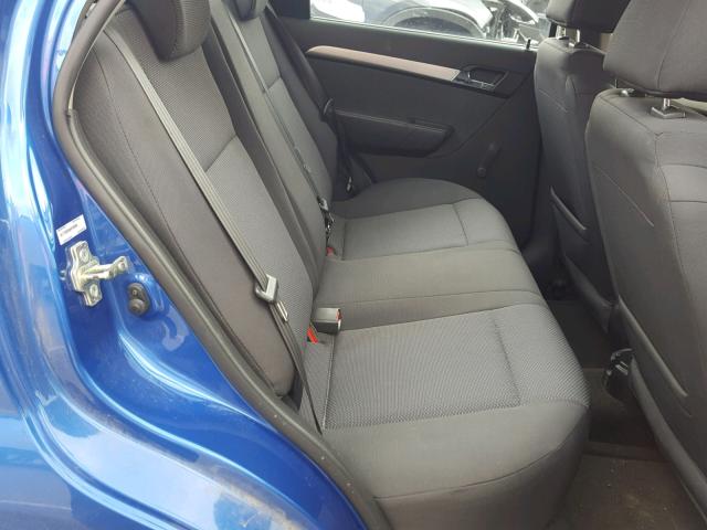 KL1TD5DE6AB103263 - 2010 CHEVROLET AVEO LS BLUE photo 6