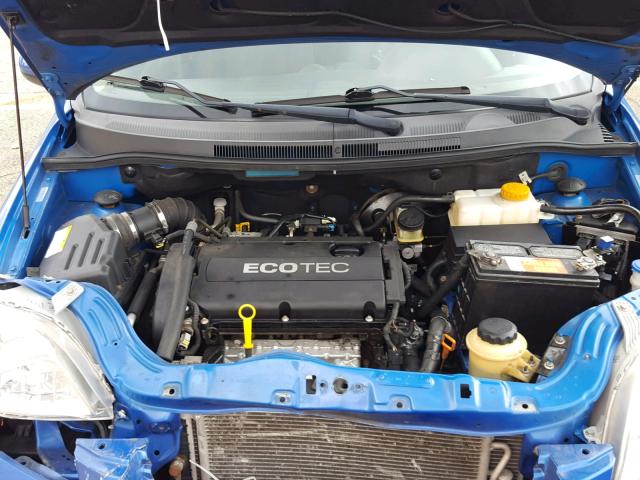 KL1TD5DE6AB103263 - 2010 CHEVROLET AVEO LS BLUE photo 7