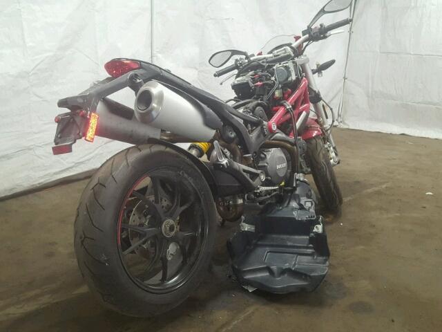 ZDM1RANN4DB070586 - 2013 DUCATI MONSTER 79 RED photo 4