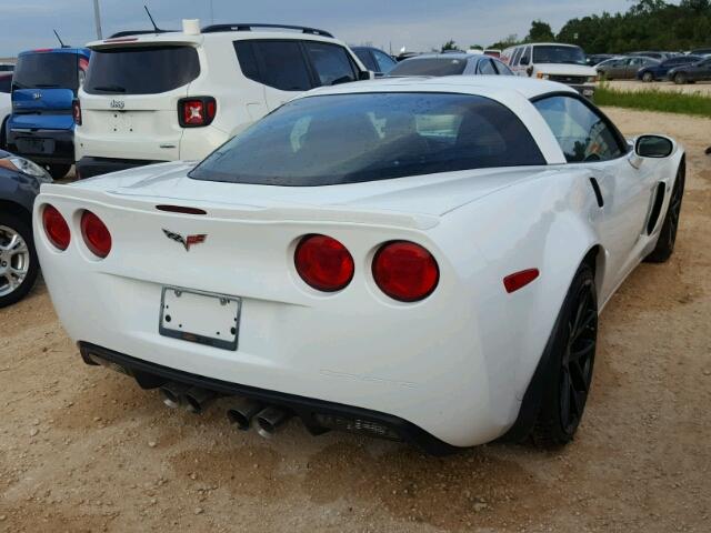 1G1YJ2DE6D5110392 - 2013 CHEVROLET CORVETTE WHITE photo 4