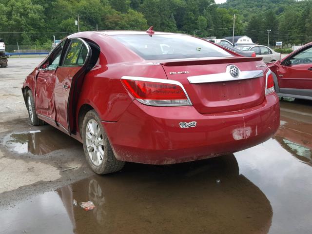 1G4GD5GR3CF217477 - 2012 BUICK LACROSSE P RED photo 3