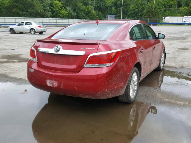 1G4GD5GR3CF217477 - 2012 BUICK LACROSSE P RED photo 4