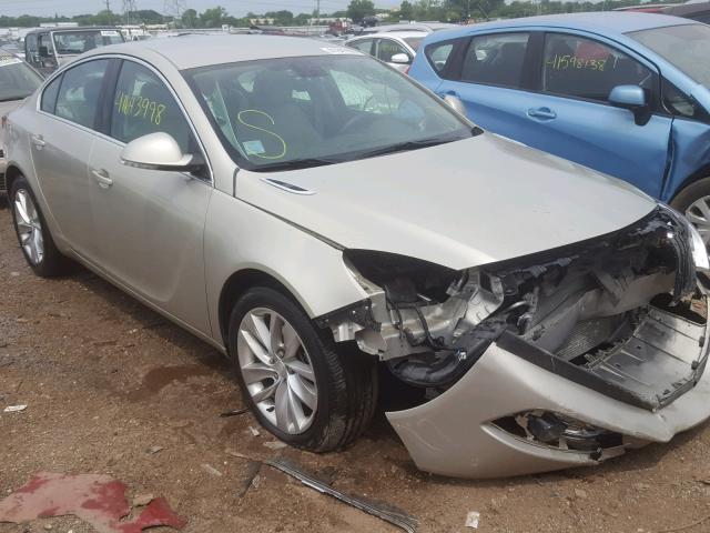 2G4GK5EX3G9115229 - 2016 BUICK REGAL BEIGE photo 1