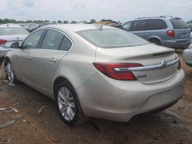 2G4GK5EX3G9115229 - 2016 BUICK REGAL BEIGE photo 3