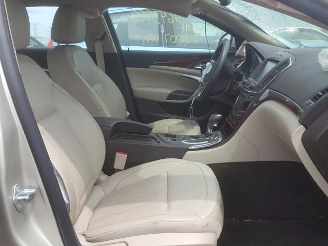 2G4GK5EX3G9115229 - 2016 BUICK REGAL BEIGE photo 5