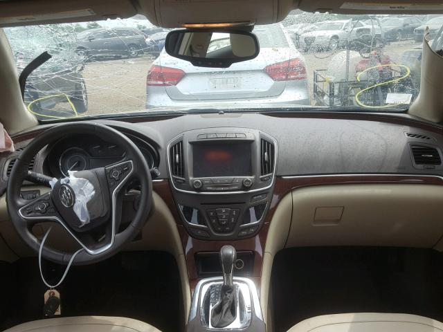 2G4GK5EX3G9115229 - 2016 BUICK REGAL BEIGE photo 9