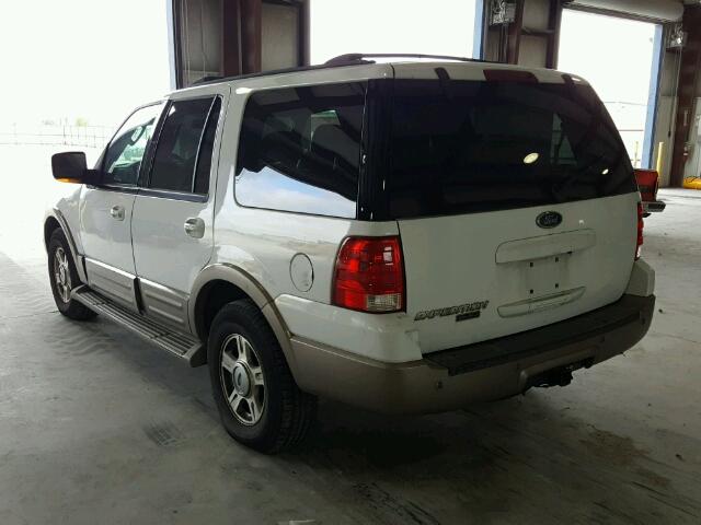 1FMRU17W24LB02007 - 2004 FORD EXPEDITION WHITE photo 3