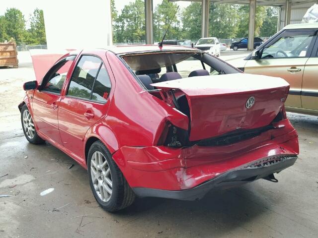 3VWSF29M5YM081396 - 2000 VOLKSWAGEN JETTA RED photo 3