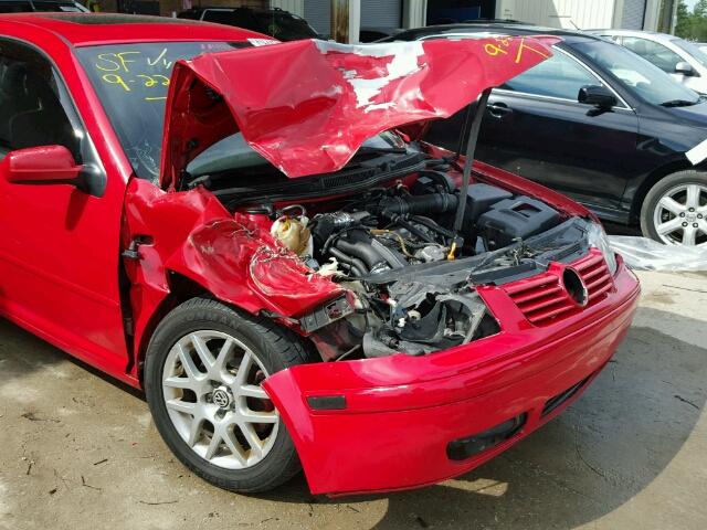 3VWSF29M5YM081396 - 2000 VOLKSWAGEN JETTA RED photo 9