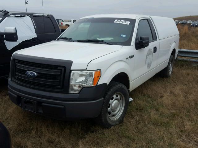 1FTMF1CM8EKD30517 - 2014 FORD F150 WHITE photo 2