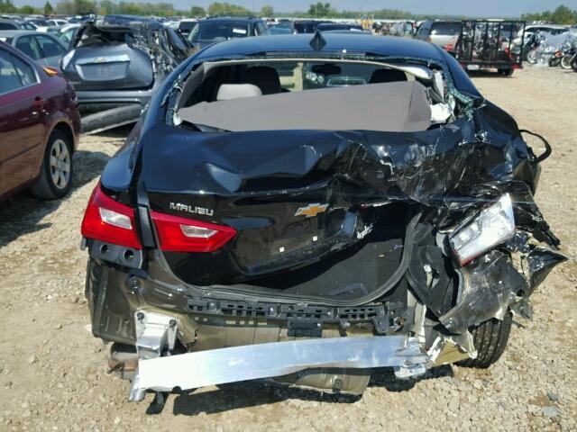 1G1ZB5ST4GF175017 - 2016 CHEVROLET MALIBU LS أسود صورة 9