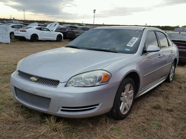 2G1WG5E30C1277870 - 2012 CHEVROLET IMPALA LT SILVER photo 2