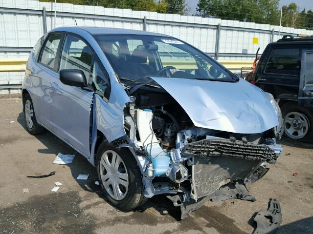 JHMGE87249S069473 - 2009 HONDA FIT BLUE photo 1