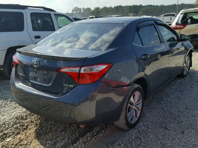 2T1BPRHE0EC010307 - 2014 TOYOTA COROLLA EC 蓝色 照片 4