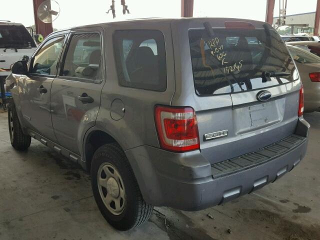 1FMCU02Z98KB15415 - 2008 FORD ESCAPE SILVER photo 3