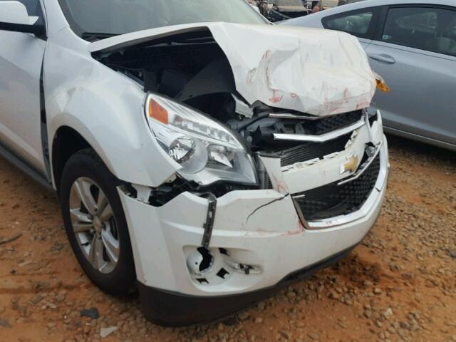 2GNALBEK1F6298387 - 2015 CHEVROLET EQUINOX WHITE photo 9