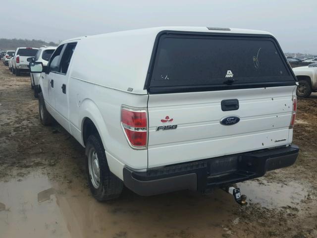 1FTFW1CF9EFA32688 - 2014 FORD F150 SUPER WHITE photo 3