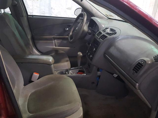 1G1ZS58F47F290380 - 2007 CHEVROLET MALIBU LS 红色 照片 5