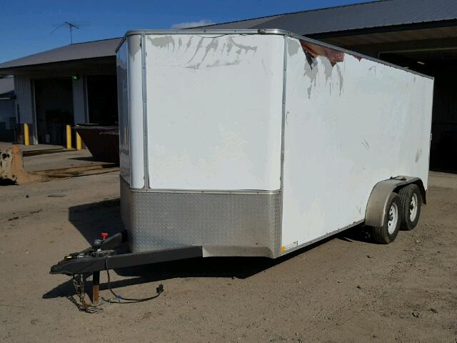 533TC1625DC225339 - 2013 H&H TRAILER WHITE photo 2