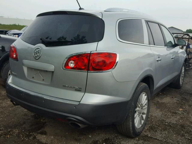 5GALRBED6AJ201988 - 2010 BUICK ENCLAVE CX SILVER photo 4