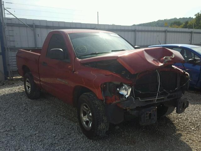 1D7HA16K56J161242 - 2006 DODGE RAM 1500 S RED photo 1