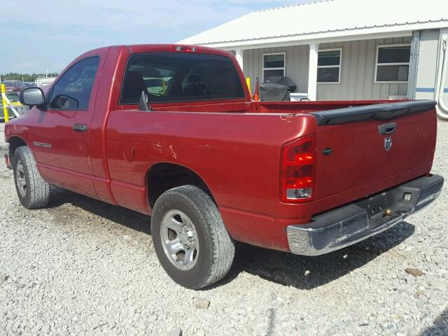 1D7HA16K56J161242 - 2006 DODGE RAM 1500 S RED photo 3