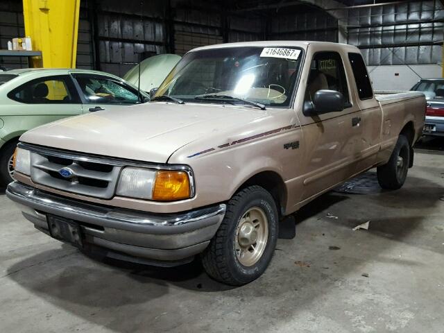 1FTCR14X8TTA73944 - 1996 FORD RANGER SUP TAN photo 2