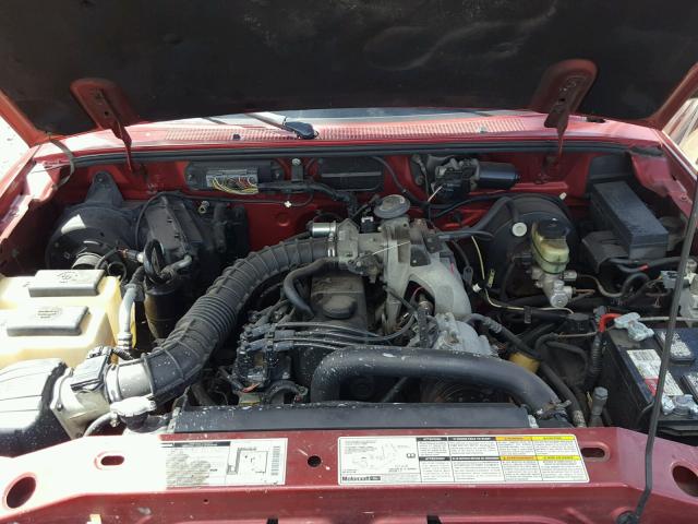 4F4YR16C8WTM02217 - 1998 MAZDA B2500 CAB RED photo 7