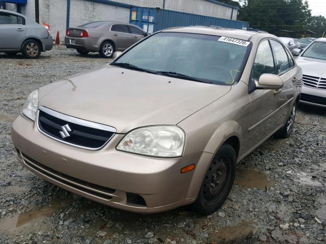 KL5JD56ZX8K954482 - 2008 SUZUKI FORENZA BA TAN photo 2