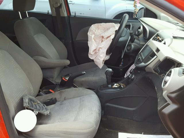 1G1JB5SHXH4148152 - 2017 CHEVROLET SONIC LS 红色 照片 5