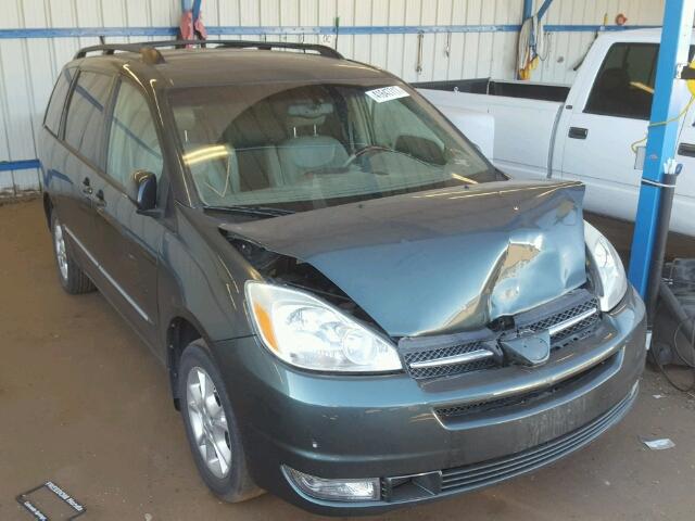 5TDBA22C35S032454 - 2005 TOYOTA SIENNA XLE GREEN photo 1