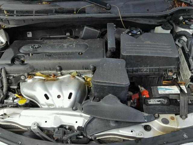 4T1BE46K89U265650 - 2009 TOYOTA CAMRY BASE SILVER photo 7