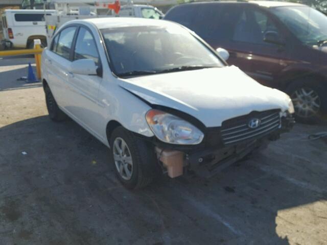 KMHCN46CX9U370445 - 2009 HYUNDAI ACCENT GLS WHITE photo 1